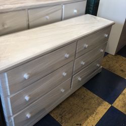 Dresser 6 Drawers In Any Color New Solid  Wood 