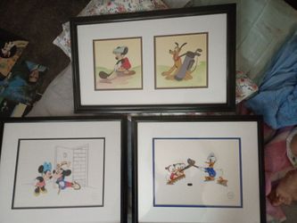 Authenticated  original Walt Disney cartoon scetch