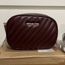 Brand New Michael Kors Crossbody Bag – Burgundy