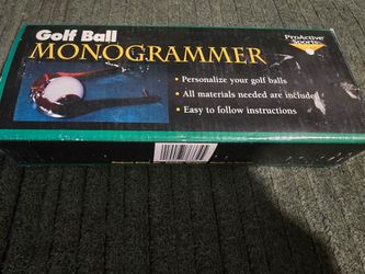 Golf ball monogrammer