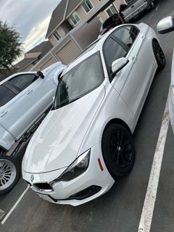 BMW 3 Series White Sedan