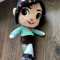 Vanellope Von Schweetz Plush 13" Wreck It Ralph Doll Disney Store Stuffed Toy