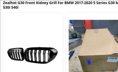 Zealhot BMW G30 Front Kidney Grille Set