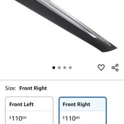 Body Side Molding/Door Lower Molding, Fits for 2016- 2020 Kia Sorento Front Passenger