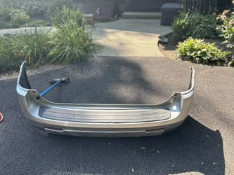 Rear Bumper Cover silver