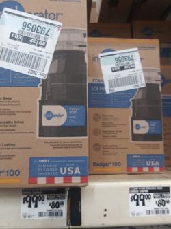 Food Waste Disposer Brand New In Sealed Box.is The White Box .1/3 horse Power