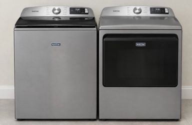 Maytag 5.3 cu. ft Top Load Washing Machine (Impeller) & Matching Dryer