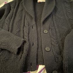 Anthropologie Pilcro  Cotton/Acrylic  Knit Cardigan Sweater 