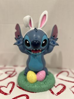 stitch easter figurine and Stitch Blanket