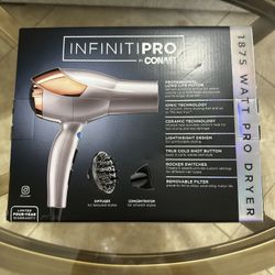 Conair Infiniti Pro Hair Dryer (New in box)