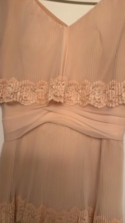 Peach prom dress evening dress
