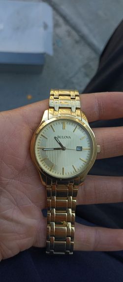Bulova Men's Gold-Tone Stainless Steel Classic