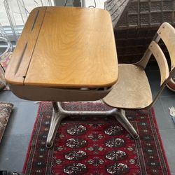 Vintage School Desk 