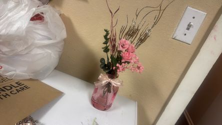 Mini Pink Centerpieces