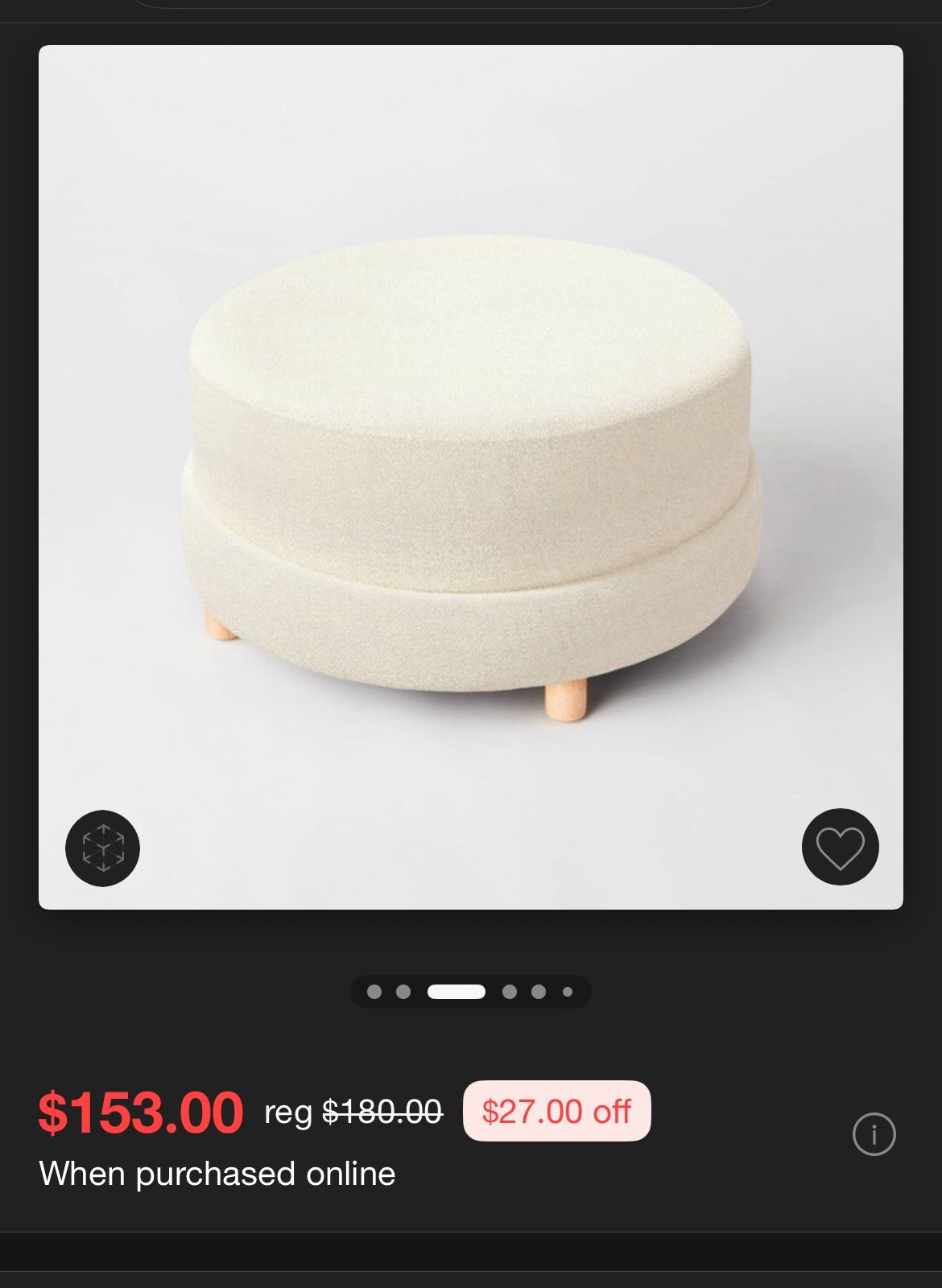 Brand New Ottoman