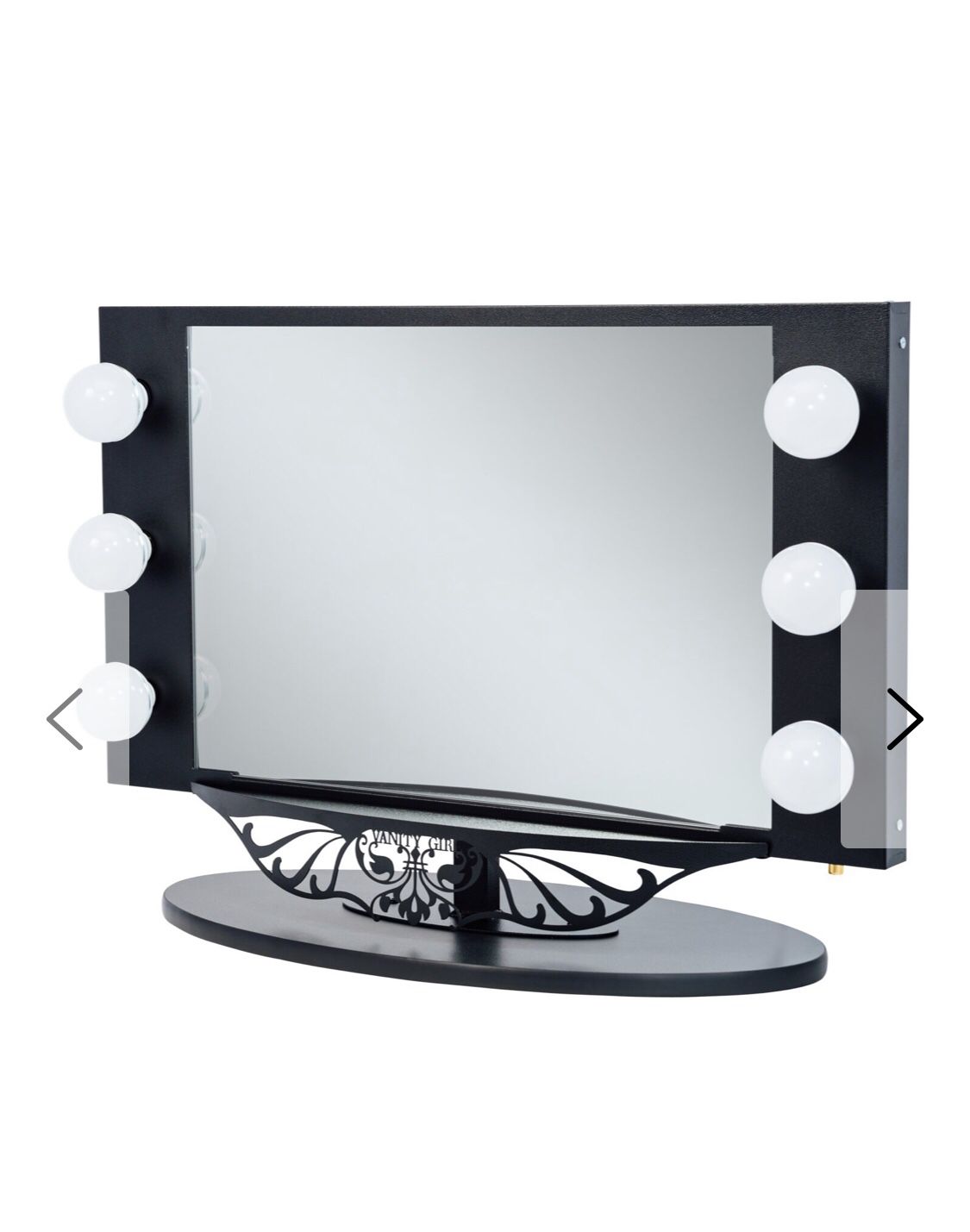 Vanity girl makeup mirror