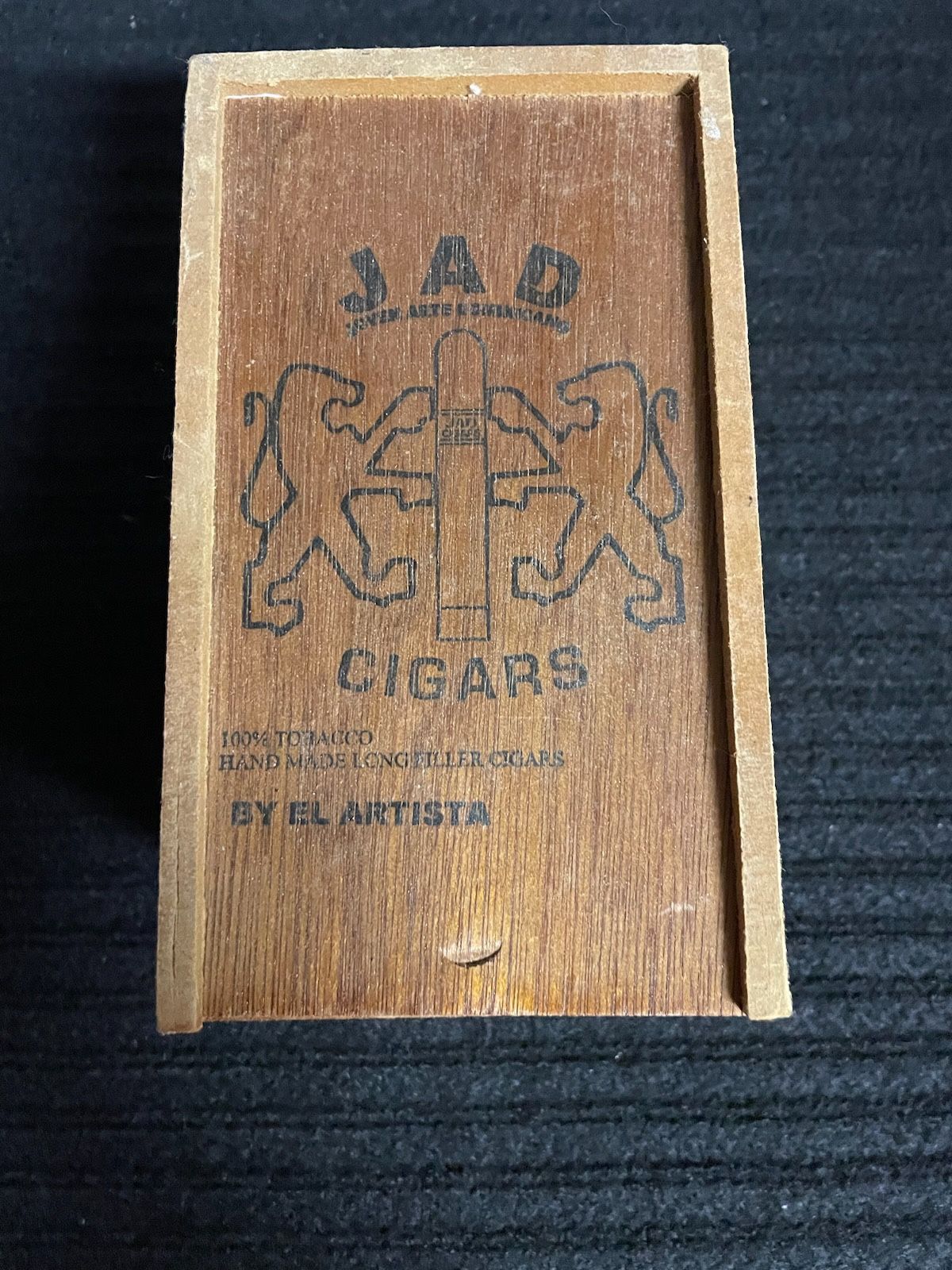 JAD Joven Arte Dominican Slid Lid Wooden Cigar Box