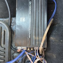 Subwoofer amp and wiring