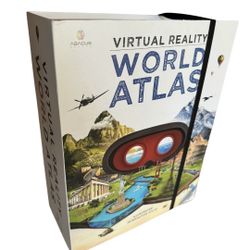 Virtual Reality World Atlas Gift Box - Illustrated Interactive VR Atlas and STEM Learning Set