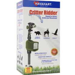 HAVAHART CRITTER RIDDER MOTION ACTIVATED ANIMAL REPELLENT AND SPRINKLER - GREEN