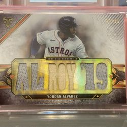 Yordan Alvarez Relic Card 25/36