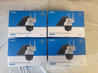Solar security camera pack of 4