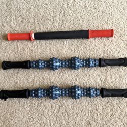 RM Extreme Contoured Roller & Tiger Tail Massage Stick Set 