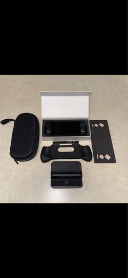 Retroid Pocket 5 (Black, OLED) - 8GB/128GB Bundle w/ Official Dock, Case, Grip, and Box