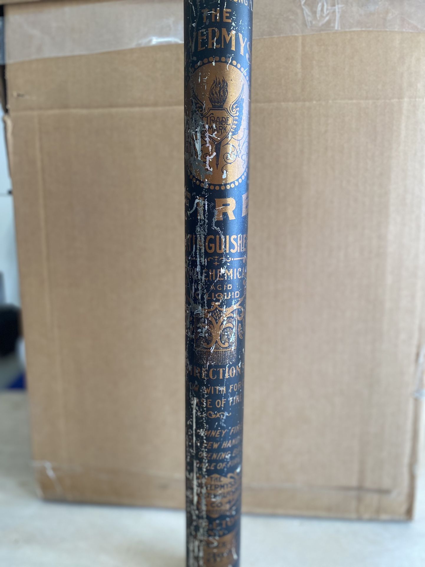 Vintage Fire Extinguisher Stick 