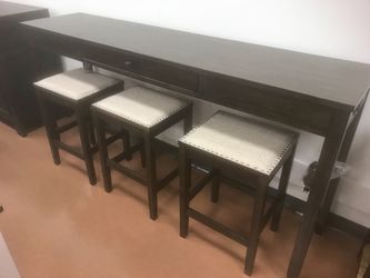 New 74” Table & 3 Stools 🔥🔥 AVAILABLE NOW