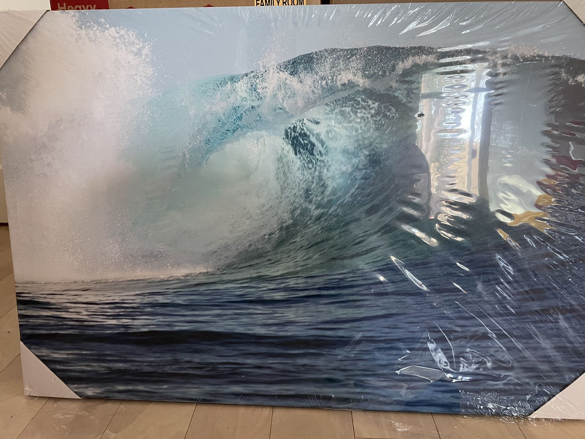 Ocean Wave Canvas Print 24x36”