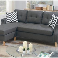 SECSIONAL SOFA BLUE GREY NEW IN BOX ☎️ 1714586,2564