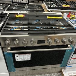 36’ Inches ELECTROLUX GAS STOVE STAINLESS STEEL 6 Burners BRAND NEW FACTORY WARRANTY!!!!!