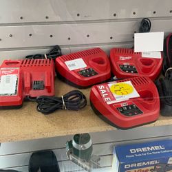 MILWAUKEE BATTERY CHARGERS
