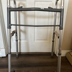 Semi New Aluminum Folding Walker