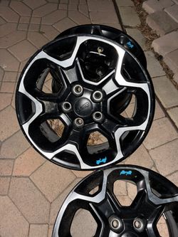Jeep Wrangler OEM Rims Like New
