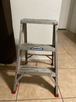 Werner Aluminum step stool.
