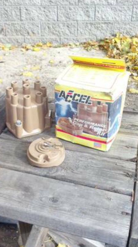 Accel Distributer cap and rotor kit