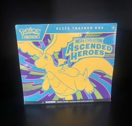 Pokemon TCG Mega Evolution ASCENDED HEROES Elite Trainer Box ETB NEW/Sealed