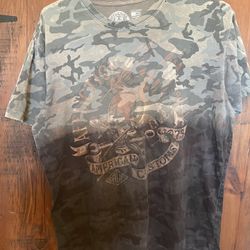 Men’s Camo Affliction Shirt 