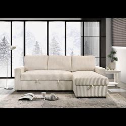 Customizable Corduroy Sectionals Sofas 