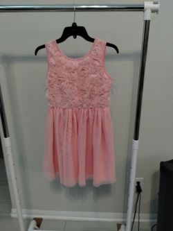 The children's place pink girl's dress, size 14 XL