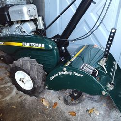 Nearly New Vintage Craftsman Tiller- Used Twice