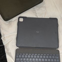 Logitech Combo Touch keyboard case for an Apple iPad Pro. 