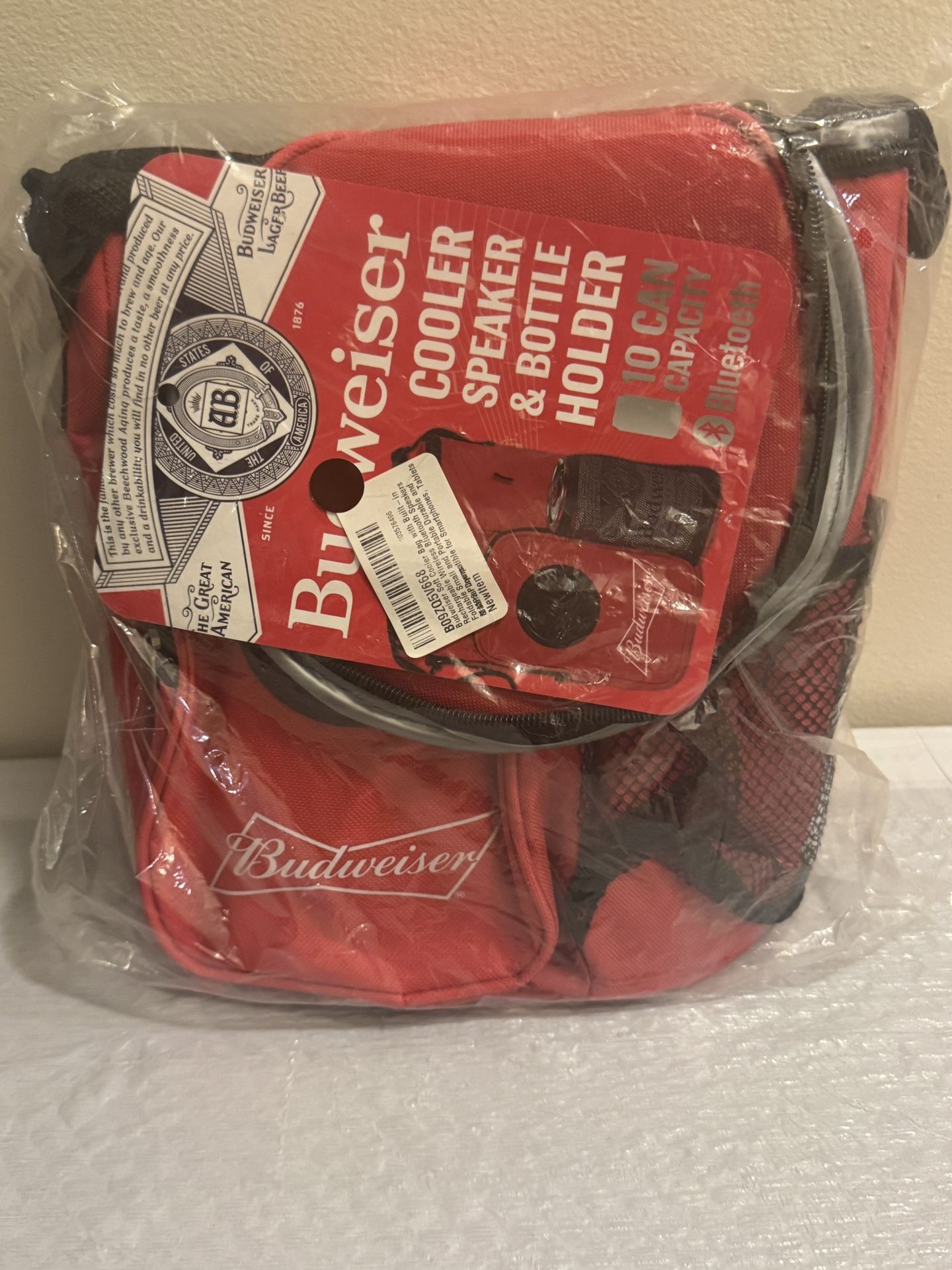 RARE Budweiser Rechargeable Bluetooth Speaker Cooler