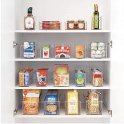 iDesign Linus Kitchen & Pantry Storage Bin Starter Kit, 18-piece Set