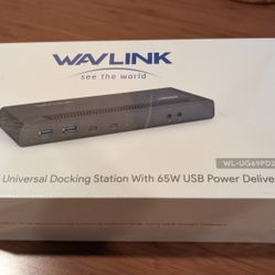New In Box Wavlink WL-UG69PD2 Universal Docking Station 
