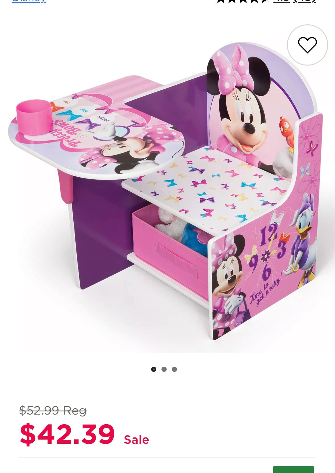 Minnie Mouse Desk Chair 