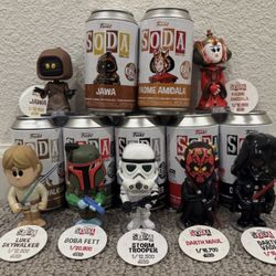 Funko Soda - Lot Of 7 Star Wars Commons
