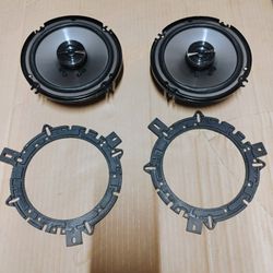 Pioneer 6 1/2  Shallow Door Speaker Drivers 